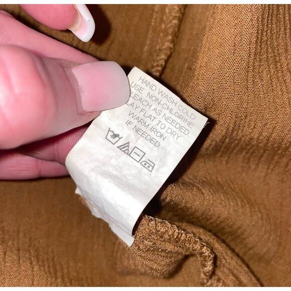 Uniform John Paul Richard dark mustard/tan sleeveless SZ LG - Picture 5 of 8